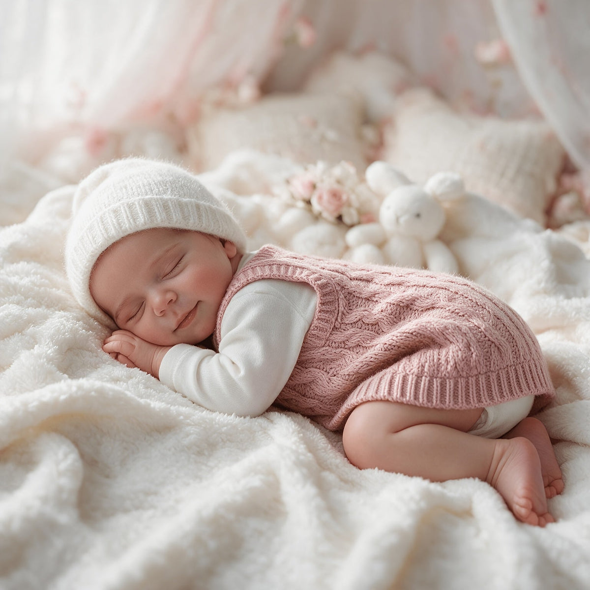 18-Inch Full Body Silicone Girl Doll – Realistic Open-Mouth Newborn Baby Doll, Soft Flexible Handmade Reborn Doll with Outfit, Birthday Christmas Gift for Kids & Collectors