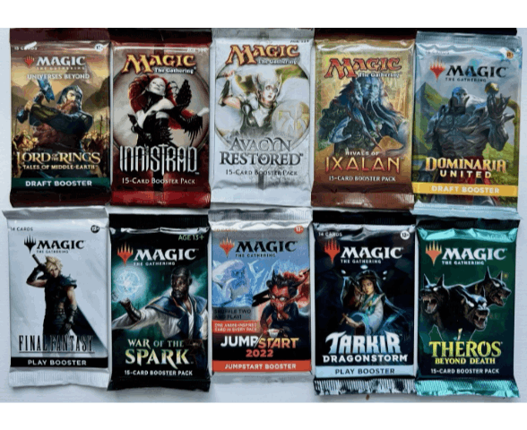 10 Assorted Magic The Gathering Booster Packs - MTG Random Booster Pack Lot, Collectible Trading Card Game Packs for Beginners & Collectors | Great Birthday & Holiday Gift for MTG Players
