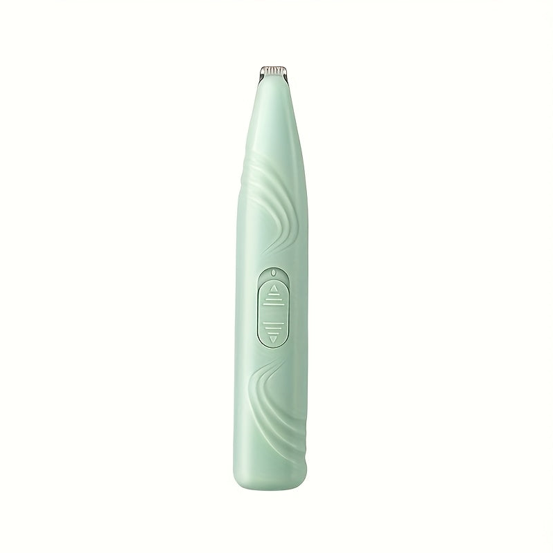 Cordless Pet Grooming Clipper – Low Noise Electric Precision Trimmer for Dog Paw, Cat Face & Eye Area Hair, USB Rechargeable Quiet Shaver for Small Pets, Safe Detail Trimming Tool