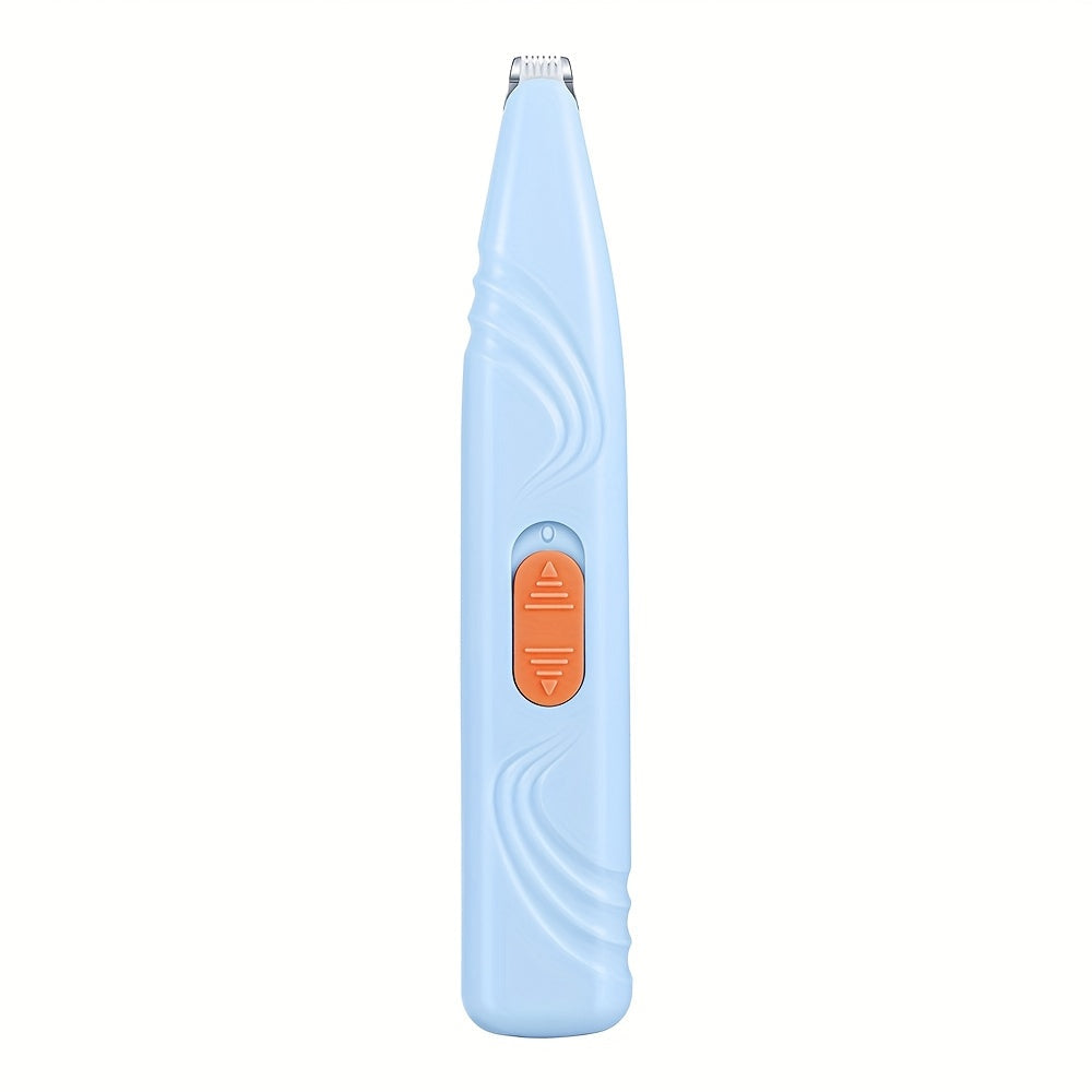 Cordless Pet Grooming Clipper – Low Noise Electric Precision Trimmer for Dog Paw, Cat Face & Eye Area Hair, USB Rechargeable Quiet Shaver for Small Pets, Safe Detail Trimming Tool