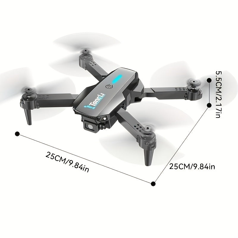 TongLi RC Drone with Dual/Single Camera or No Camera - FPV Altitude Hold Headless Mode Gesture Photo & Video, One-Key Takeoff/Landing, Drop-Resistant Beginner RC Quadcopter, Gift for Kids & Adults