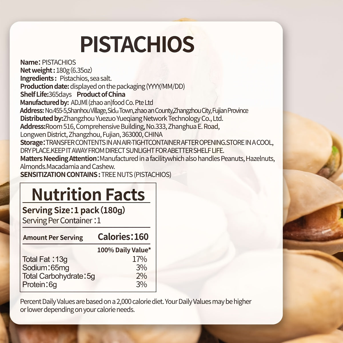 Natural Shell-On Pistachios Individually Wrapped Snack Bags 3 Pack x 5.3oz Ready-to-Eat Protein Snack Gluten-Free Vegan