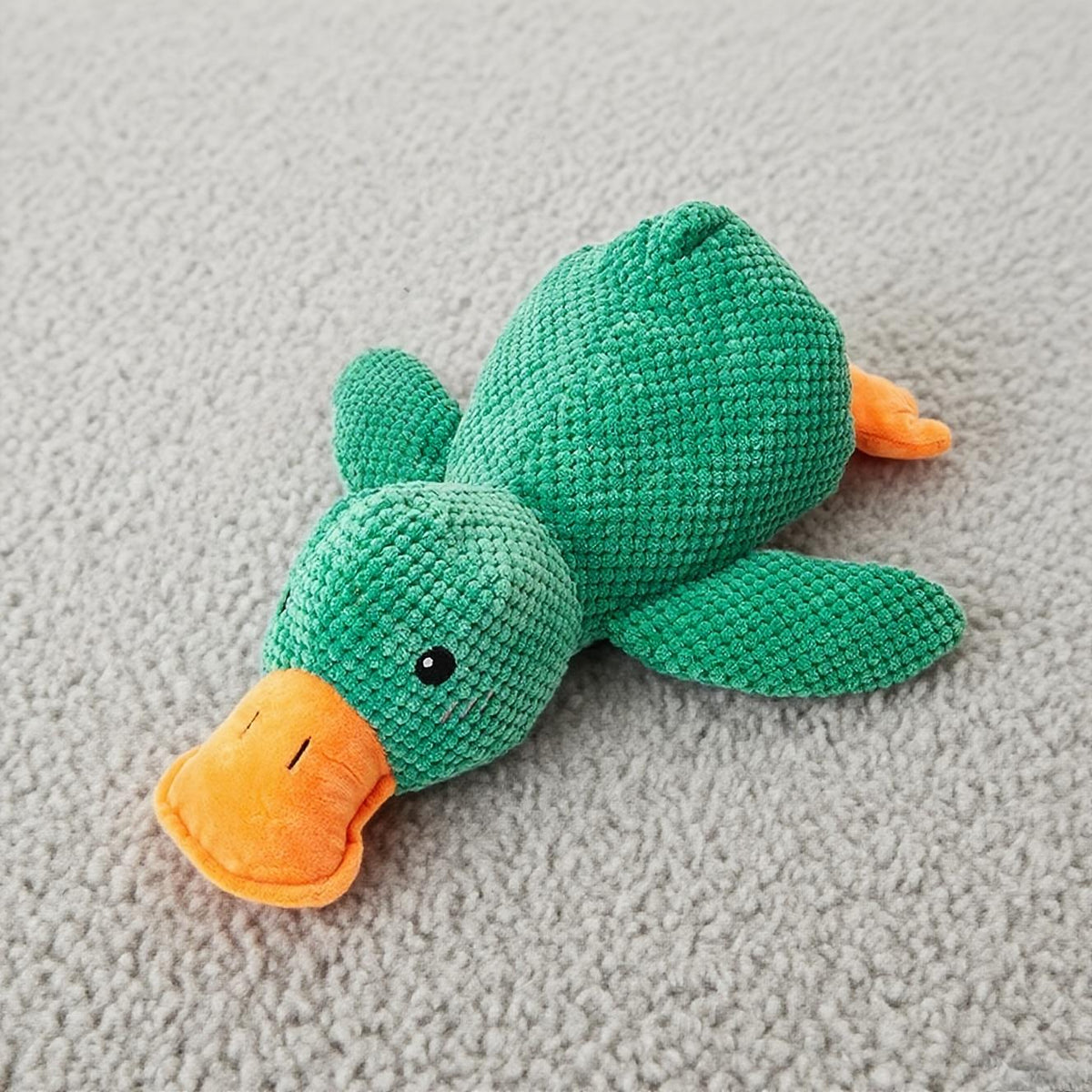 Duck Plush Squeaky Dog Toy 9" - Interactive Chewable Stuffed Animal for Dogs & Cats, 3 Colors, Bite-Resistant Squeak Toy for All Breeds, Cute Soft Pet Plush Toy for Play & Comfort