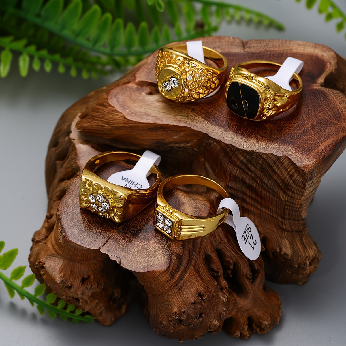 20pcs Men's Vintage Ring Set – Assorted Styles & Sizes Punk Gothic Rings for Men and Women, Perfect for Casual Wear, Parties, Halloween & Holiday Gift Ideas